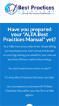 Mobile Screenshot of bestpracticesmanuals.com